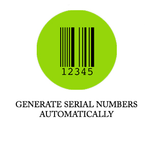 Generate Serial Numbers Automatically - Globalteckz